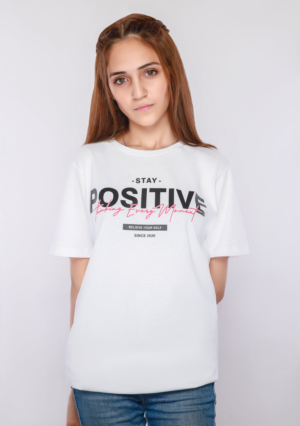 Stay Positive - Thinking Every Moment Graphic Tee